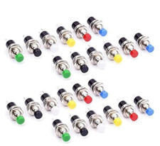24Pcs Interruttore a pulsante