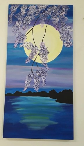 Quadro fioritura fiori - , glicine