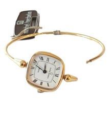 Michel Herbelin orologio laminato oro giallo meccanico VINTAGE NUOVO anni 70  n3