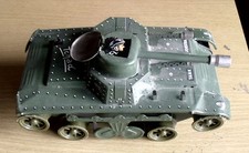 Giocattolo epoca latta Carro armato Tank Joustra Breveté S.G.D.G. made in France