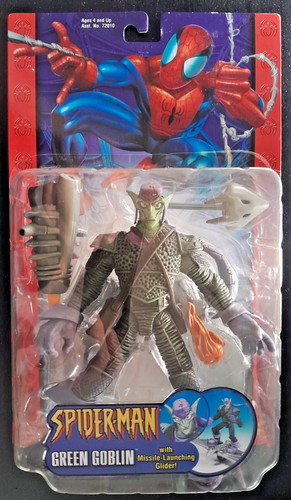 Figurine spider man green - figurine,