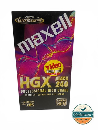 Maxell hgx 240 black - maxell,