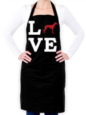 Love Cane Levriero Silhouette Unisex Grembiule - Pupazzo - Cucciolo - - Whippet