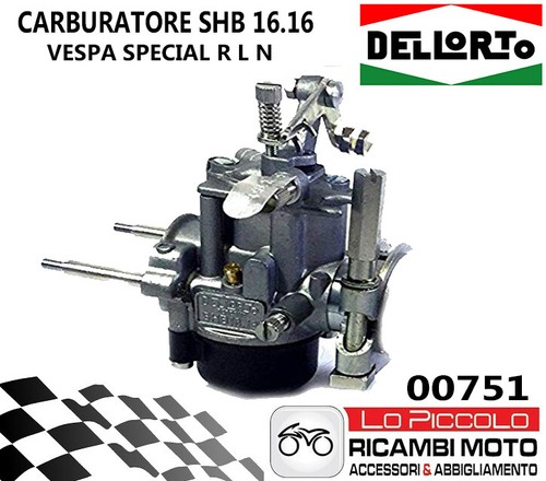 00751 carburatore dellorto shb - dellorto,