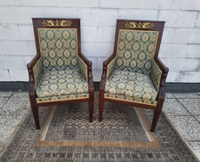 COPPIA DI POLTRONE IMPERO, DIM 50 X 50 HS 50 H T 107 CM