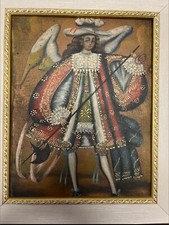 Antico quadro religioso Angelo