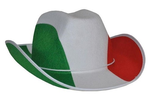 Cappello cowboy tricolore