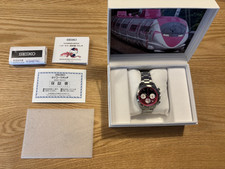 Orologio SEIKO Hello Kitty Shinkansen Taglia L Acciaio Inox NUOVO Limitato