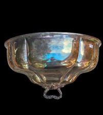 Grande Fioriera da parete in metallo Argentato