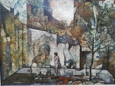 FRANCO FRANCESCONI - OLIO SU TELA - SENZA TITOLO