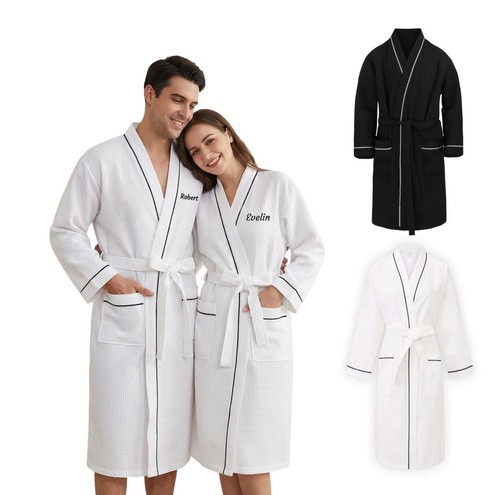 Accappatoio waffle 100 cotone - accappatoio,