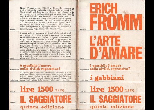 Erich fromm l - fromm, l’arte
