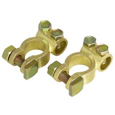 Morsetti batteria morsetti polo batteria SET + - morsetti polo batteria auto 12V 24V