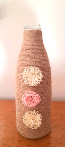Vaso bottiglia boho - bottiglia,
