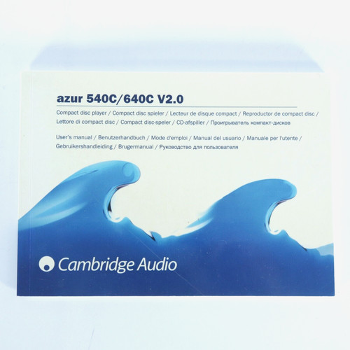 Cambridge audio azur 540c 640c - cambridge,