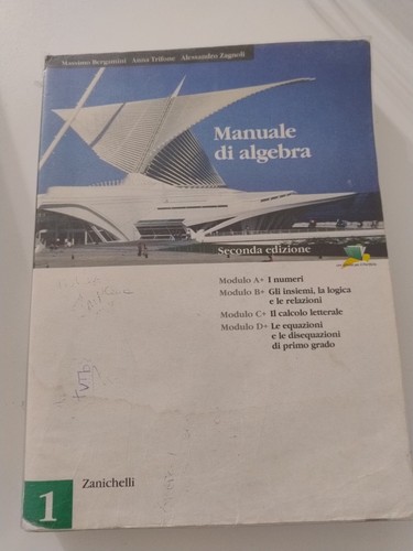 Manuale algebra ed - algebra,