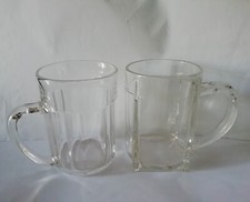 n. 2 BOCCALI BICCHIERI BIRRA 1/2 LITRO (500 ml) CON MANICO DIVERSI