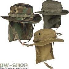 ESERCITO BRITANNICO BOONIE RIPSTOP CON PROTEZIONE COLLO US ARMY CAPPELLO GIUNGLA BW CAPPELLO CESPUGLIO