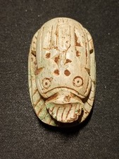 ANTICO CIONDOLO EGIZIO - SCARABEO CON OCCHIO DI HORUS