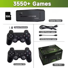 Console Gamestick 4k HD Videogiochi TV HDMI + 10000 Giochi Retro Emulatore