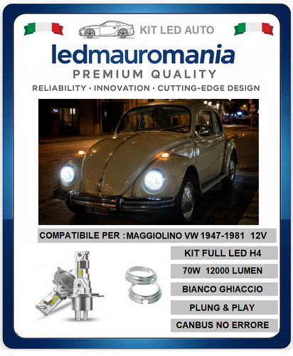 Kit led maggiolino epoca - led, d'epoca