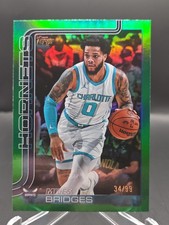 Topps 2025 Flagship Miles Bridges Arcobaleno Verde /99 Charlotte Hornets