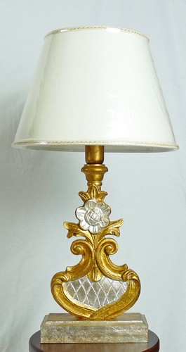 Lampada tavolo antica legno - lampada,