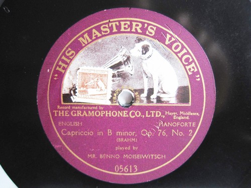 78rpm benno moiseiwitsch - 78rpm,