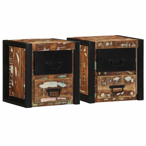 Comodino multicolore 40x35x40 - comodino,