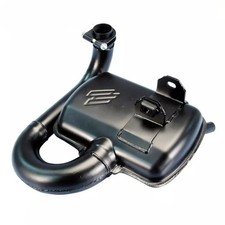 MARMITTA ESPANSIONE POLINI ORIGINAL NERA PER VESPA PX 125 - 150 MILLENIUM