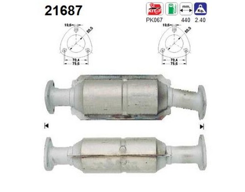 Cv catalizzatore per - 55,
