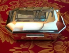 SCATOLA PORTAGIOIE in ARGENTO 925 INTERNO VELLUTO ROSSO