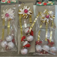 STOCK 3 CONFEZIONI PER ADDOBBI NATALIZI