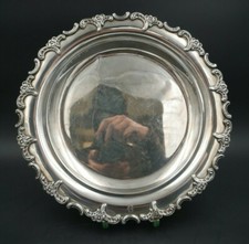 Vassoio liquore piatto argento