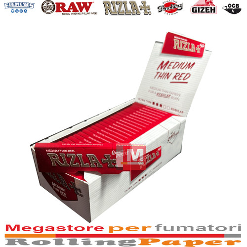 Cartine rizla rossa - rizla, red