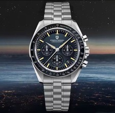 ? Pagani Design 1701 CK2998 MoonW Crono Seiko Vk63 100m Zaffiro Orologio uomo