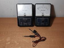 COPPIA MULTIMETRO ANALOGICO SENIORMEG II MEGA OHMS TESTER  ICE NO TESTATO