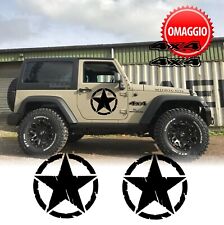 4 Adesivi fuoristrada Stella compatibili per Jeep Wrangler + Omaggio 2 4x4
