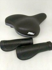 Sella Strida Pieghevole Nera Gel + Impugnatura Nera più adatta alla tua bici Strida