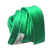 Cravatta stretta verde