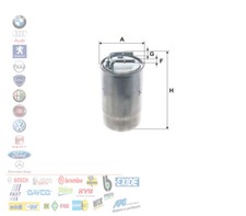 FILTRO CARBURANTE GASOLIO OPEL CORSA D 1.3 CDTI 55 66 70 KW 4858