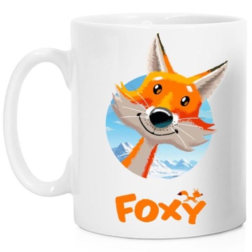 Fluffy animals foxy tazza - -,