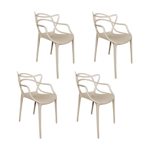 Set sedie giardino con - 4, da
