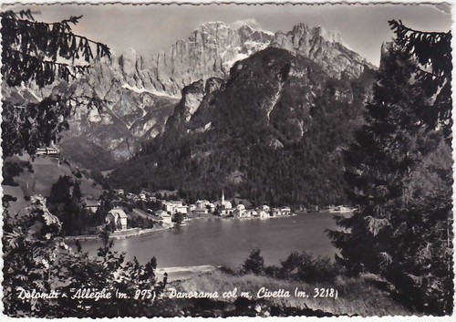 Alleghe belluno panorama - alleghe,