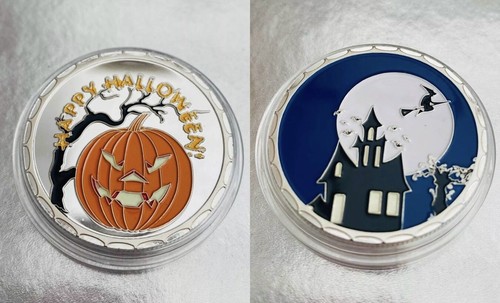 Halloween moneta zucca - halloween,