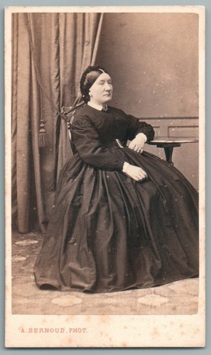 Cdv 1860 italie - 1860, femme