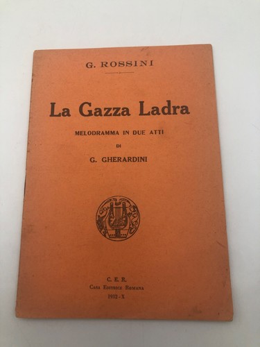 Gazza ladra rossini - la, di