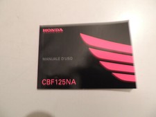 Manuale d'uso HONDA CBF 125 NA