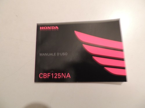 Manuale uso honda cbf - honda,