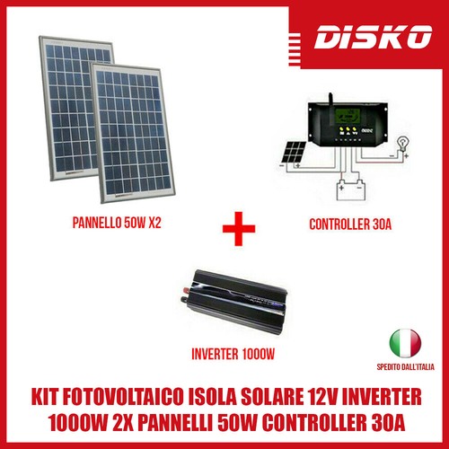 Kit fotovoltaico isola solare - fotovoltaico,